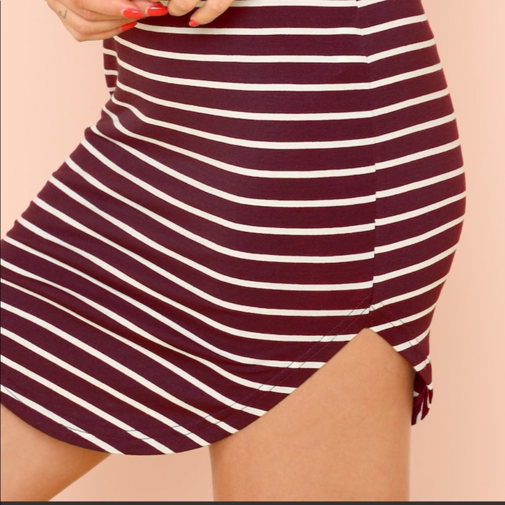 Striped Tee Dress - Picture 5 of 7